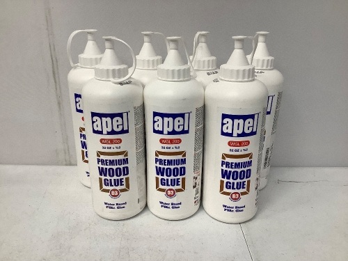 Lot of (7) Bottles of Apel Wood Glue - Lot 271