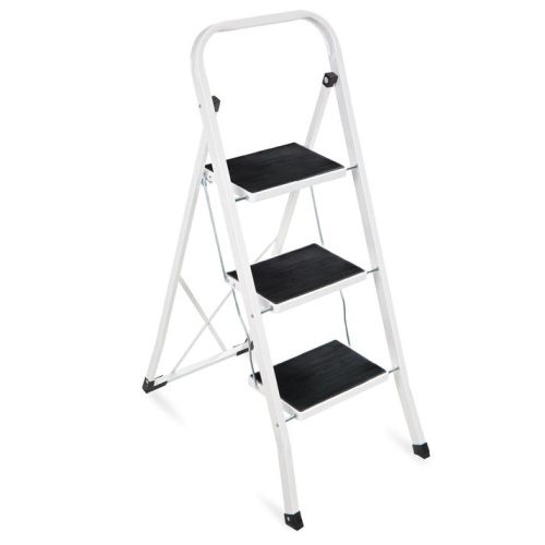 3-Step Portable Folding Step Ladder w/ Non-Slip Feet, 330lb Capacity - Lot 283