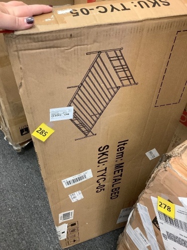 Metal Bed Frame - Lot 285