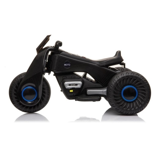6V Kids Ride On Motorcycle Battery Powered 3 Wheel Bicyle Electric Toy,Black - Lot 450