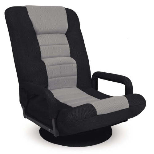 Gaming Floor Chair w/ 360-Degree Swivel, Armrest, Adjustable Backrest - Lot 6575