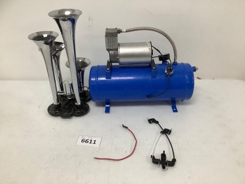 Used Train Air Horn w/ Compressor - Lot 6611