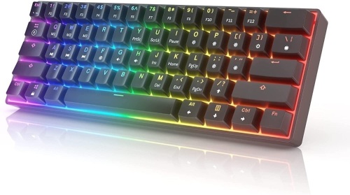 HK GAMING GK61 Mechanical Gaming Keyboard - Lot 6620