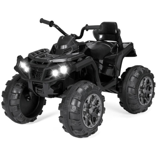12V Kids Ride-On 4-Wheeler Quad ATV Car w/ 3.7mph Max, Bluetooth, Headlights - Lot 6742