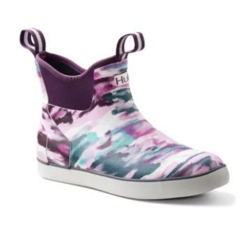Huk Women's Rogue Wave Camo Rubber Boots, Size 9 - Lot 173
