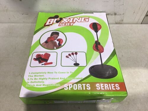 Kids Punching Bag with Stand & Pump  - Lot 188
