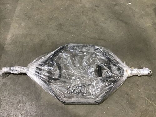 Hex Deadlift Bar with Weight Clamps  - Lot 332