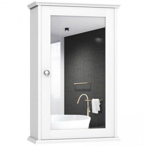 Bathroom Wall Cabinet With Single Mirror Door  - Lot 542