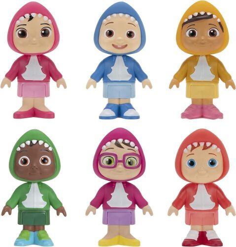 Case of (6) CoComelon 6 Figure Family and Friends Shark Theme Pack - Lot 551