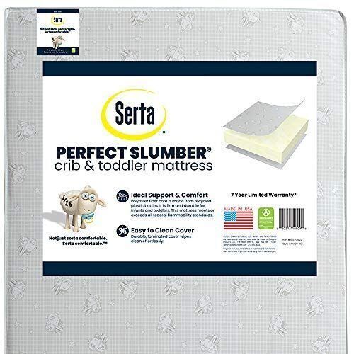 Serta Perfect Slumber Crib & Toddler Mattress - Lot 578