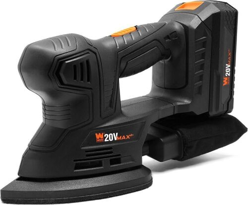 WEN 20401 20V Max Cordless Detailing Palm Sander - Lot 885