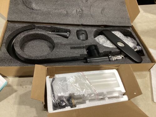 Kitchen Faucet - Matte Black, Unknown If Complete - Lot 901