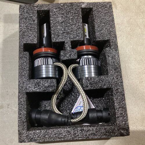 Pack of (2) H11 LED Headlight Bulbs - Lot 1015