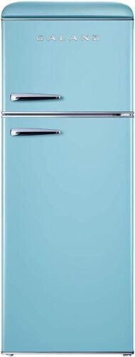 Galanz Retro Top Mount Refrigerator - Blue - Lot 71