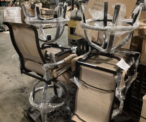 Lot of (4) Outdoor Counter Height Dining Chairs - Lot 436