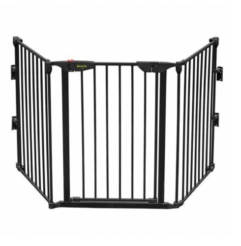 Bonnlo 73-Inch Configurable Walk-Through Baby Safety Gate - Lot 277