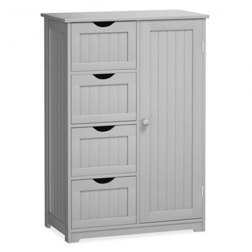 Standing Indoor Wooden Cabinet with 4 Drawers - Lot 655