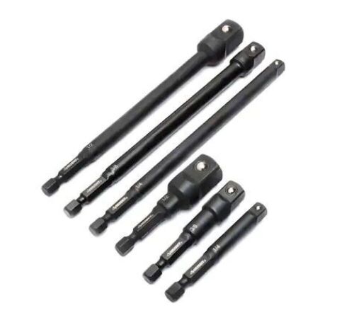 Husky 1/4 in. Drive Impact Driver Socket Adapter Set (6-Piece) - Lot 418
