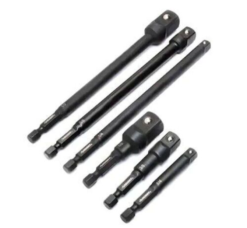 Lot of (3) Husky 1/4 in. Drive Impact Driver Socket Adapter Set (6-Piece) - Lot 343