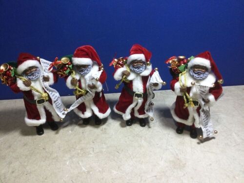 Lot of (4) Ashland Collectible Santa Claus Figures, 10.5"  - Lot 260