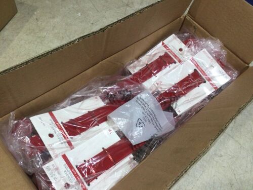 Case of (4) Holidy Wreath Hangers, 15", Red Velvet  - Lot 422