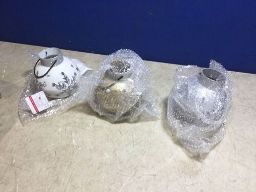 Case of (3) Ashland Snowflake Candle Holders  - Lot 1013