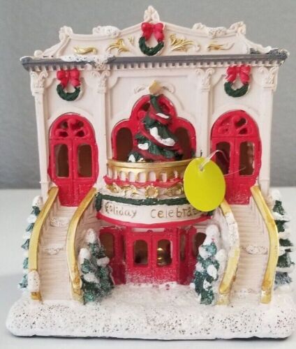 Case of (2) Ashland Tiny Treasures Lighted Building Christmas Theater with Marquee - Lot 1023