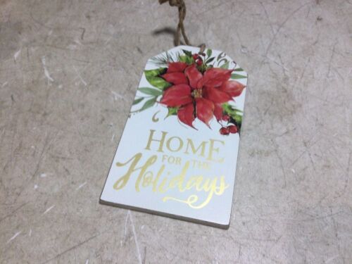 Case of (6) Wooden Wall Tag "Home For The Holidays"  - Lot 900