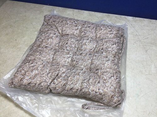 Case of (10) Patterened Chair Cushions  - Lot 904