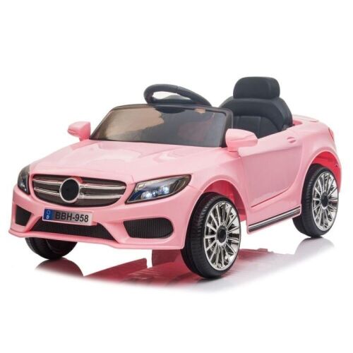 12V Kids Ride On Car with 2.4GHZ Remote Control LED Lights Pink - Lot 461
