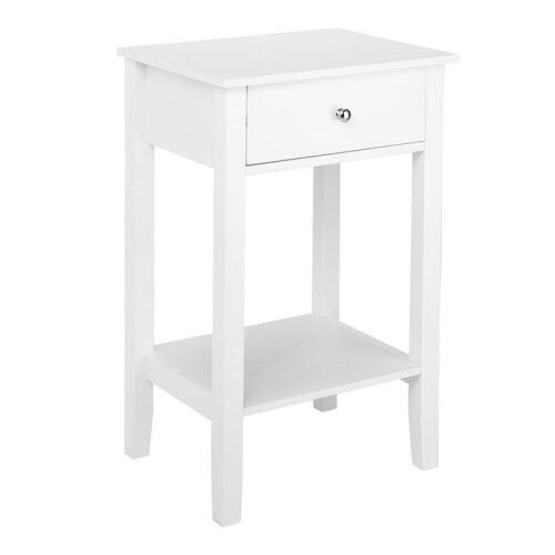 Bedside End Table w/ Drawer  - Lot 509