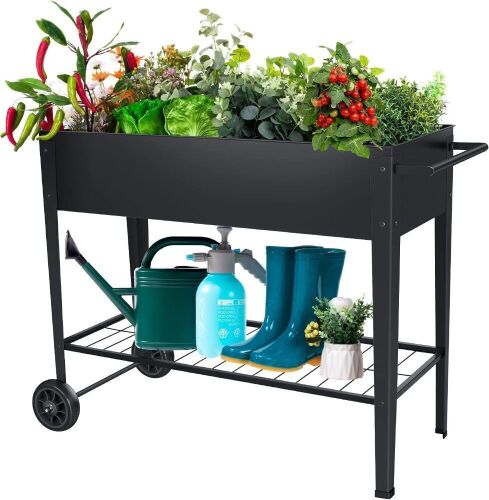 FXW Raised Garden Bed with Legs and Wheels - Lot 479
