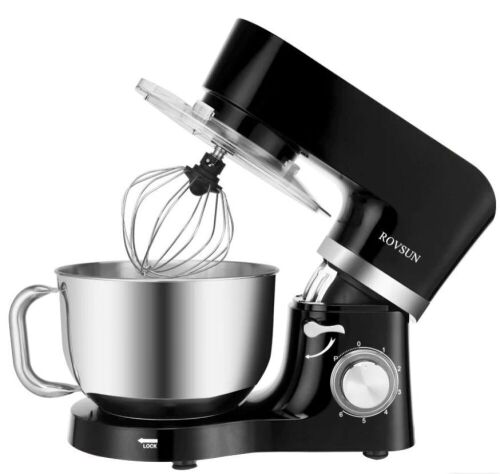 ROVSUN RS-1503 5.5L 660W 6-Speed Electric Tilt-Head Quart Stand Mixer with Stainless Steel Bowl - Lot 527
