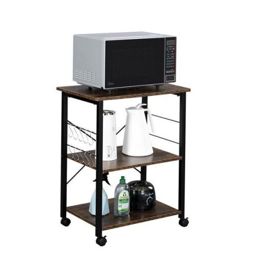 Kitchen Microwave Cart 3-Tier  - Lot 1004