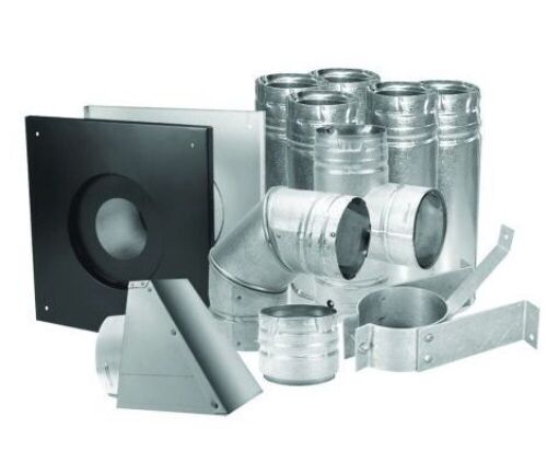 Duravent 3 In. Pellet Stove Vent Kit Stainless Steel - Lot 208