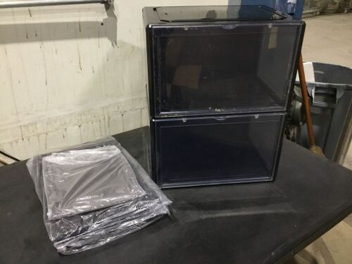 Lot of (3) Plastic Shoe Storage Boxes  - Lot 232