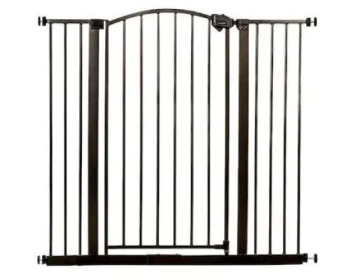 Regalo 36 in. Arched Decor Extra Tall Safety Gate in Bronze - Lot 686