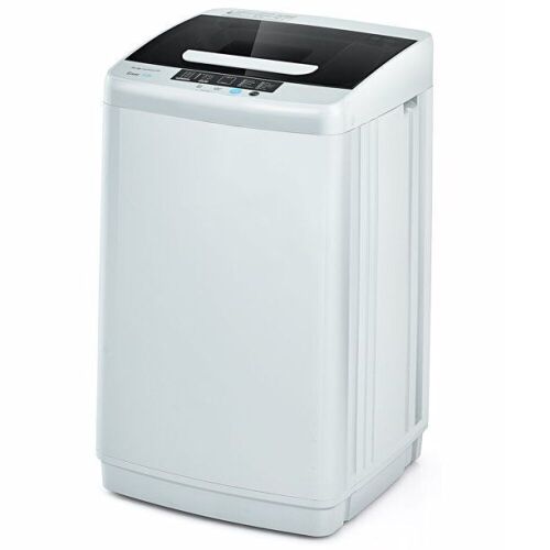 Portable Full-Automatic Laundry Washing Machine 8.8lbs Spin Washer W/ Drain Pump - Lot 838