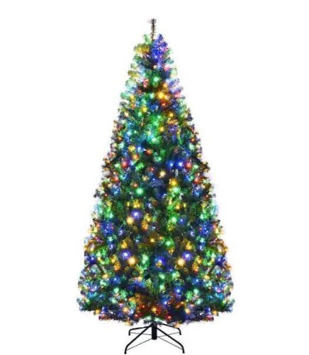 7 ft. Pre-Lit Artificial Christmas Tree with 500 LED Lights - Lot 794