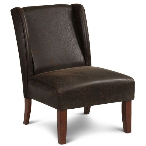 Retro Accent Chair with Solid Rubber Wood Legs  - Lot 814