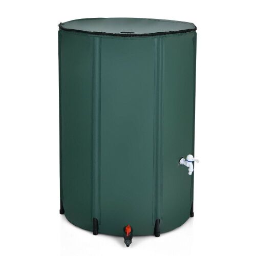 Portable Rain Barrel Water Collector Tank  - Lot 992