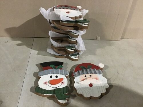 Case of (12) Ashland Snowman & Santa Collectible Ornaments  - Lot 952
