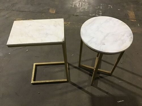 Lot of (2) Small Side Tables  - Lot 954