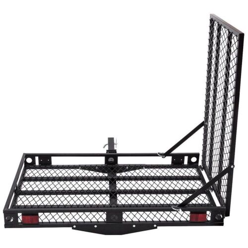 500lbs Strong Wheelchair Hitch Carrier Mobility Electric Scooter Loading Ramp - Lot 75