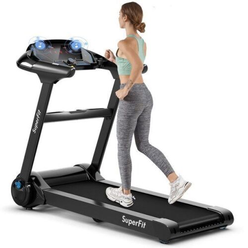 2.25HP Folding Treadmill Running Machine LED Touch Display - Lot 995
