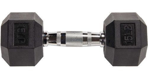 15 Lb Steel Hex Dumbbell - Lot 704
