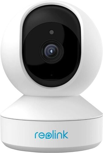 REOLINK E1 3MP HD Plug-in Indoor WiFi Camera, Pan Tilt, Night Vision, Works with Alexa/Google Assistant  - Lot 556