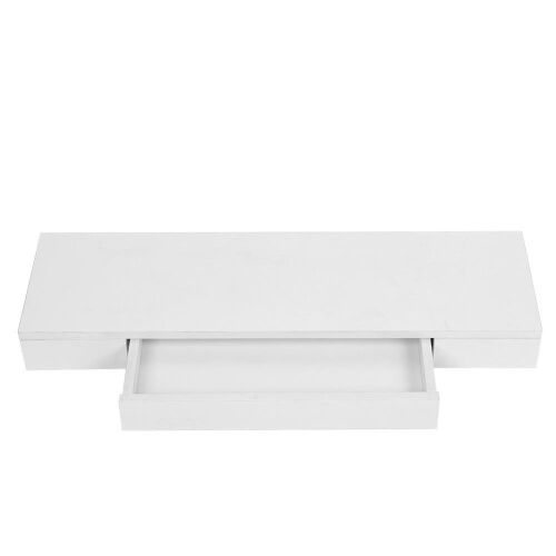 Floating Wall Mounted Wooden Storage Drawer Shelf - Lot 373