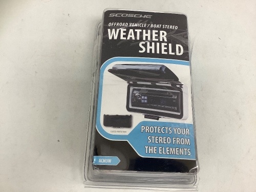 Scosche Boat Stereo Weather Shield, E-Commerce Return - Lot 105