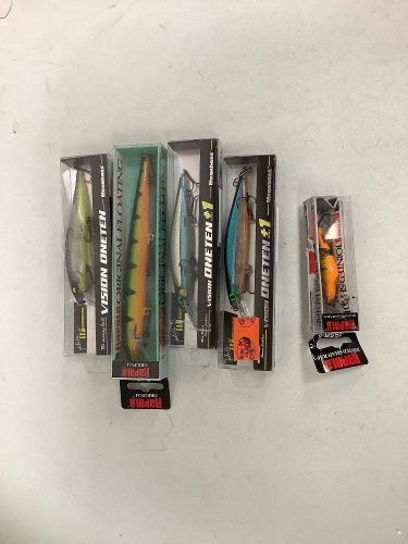 Lot of (5) Assorted Fishing Hooks, E-Commerce Return - Lot 123